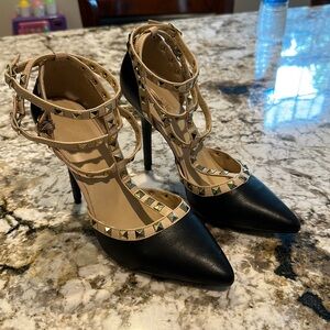 Studded High Heels